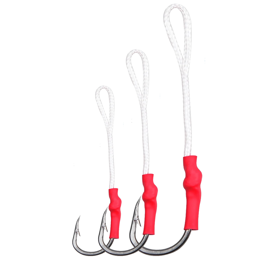 Fishing Hook Offset - 5Pcs 1/0-10/0 느린 지그 보조 낚시