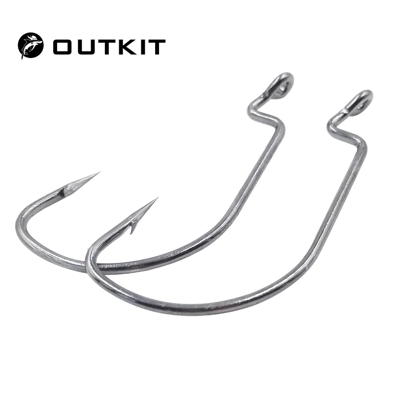 Fishing Hook Assortment - OUTKIT 10 개/몫 고 탄소강 낚시