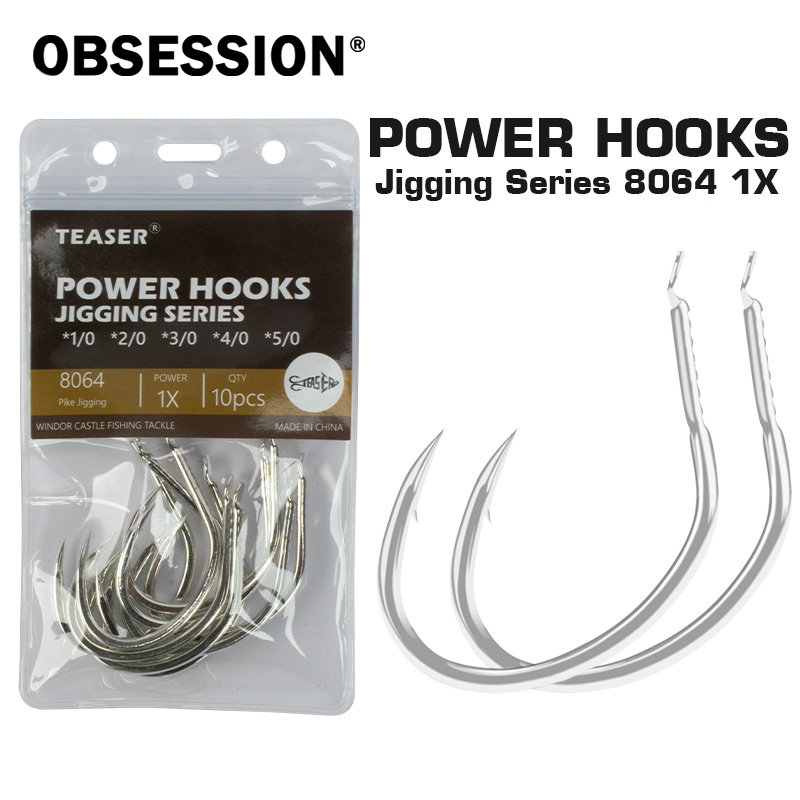 OBSESSION 10개/봉지 8064 1X 고탄소 금 - Fishing Hook Offset 리뷰 및 가격