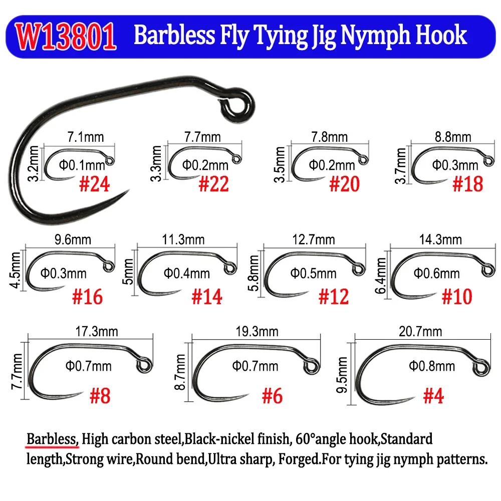 200pcs 가시 및 Barbless 낚시 플라이 후크 - Fishing Hook Assortment 리뷰 및 가격