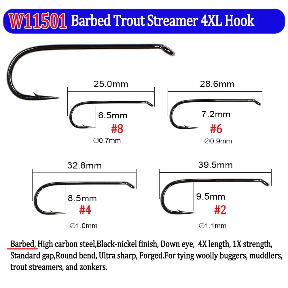 200pcs 가시 및 Barbless 낚시 플라이 후크 - Fishing Hook Assortment 리뷰 및 가격