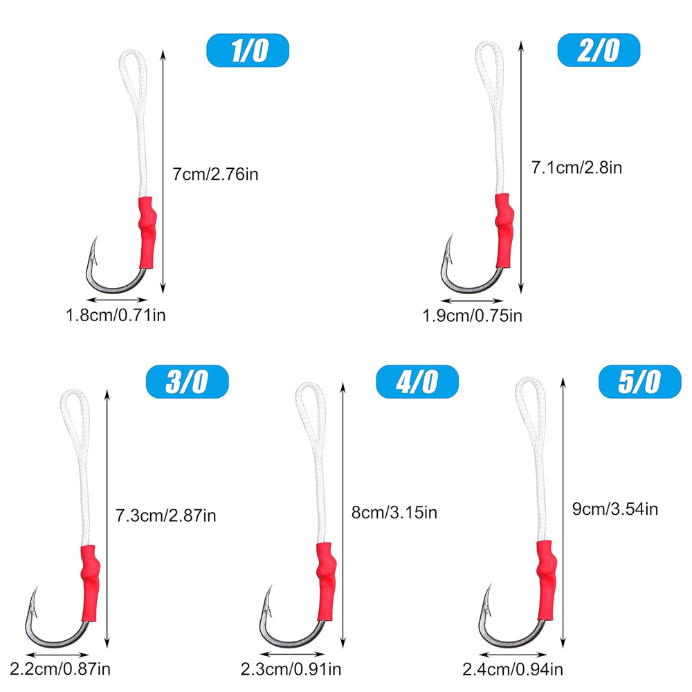 5Pcs 1/0-10/0 느린 지그 보조 낚시 후크 빅 - Fishing Hook Offset 리뷰 및 가격