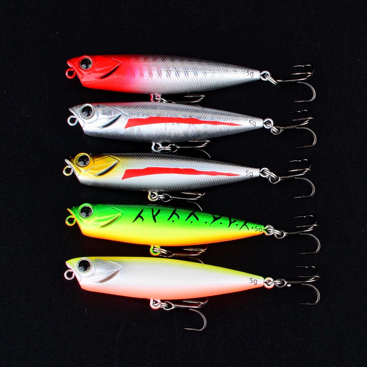 1개 5g 10g 14g 탑워터 포퍼 낚시 루어 3D  - Fishing Hook Treble 리뷰 및 가격