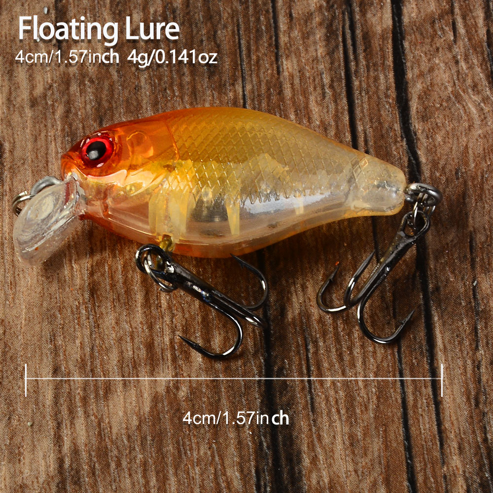 5개입 플로팅 크랭크베이트 미끼 낚시 루어 워블러 크랭 - Fishing Hook Treble 리뷰 및 가격